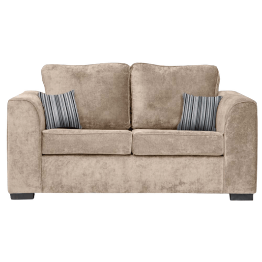 Outlet Nancy Beige Fabric 2 Seater Sofa - Furniture Instore