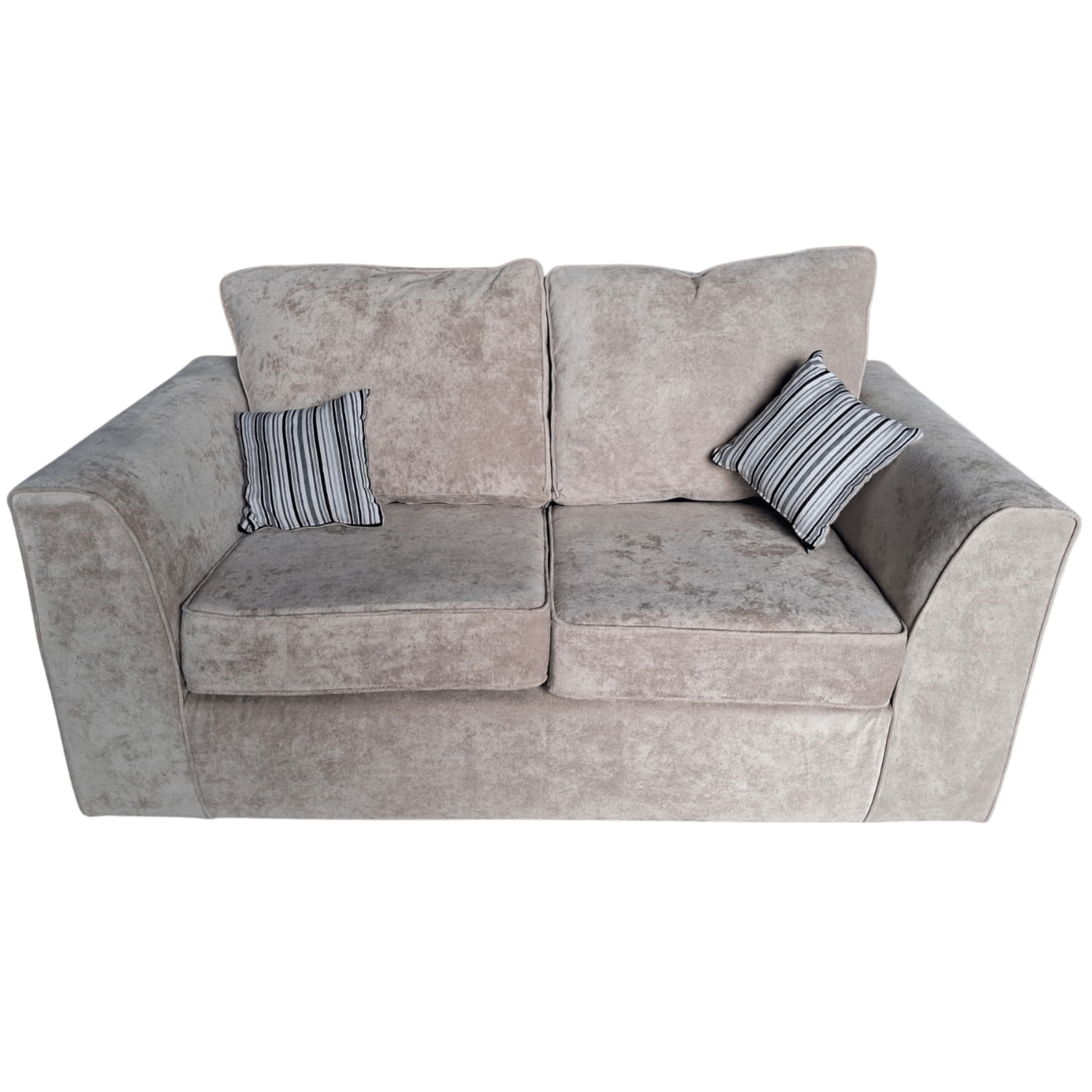 Outlet Nancy Beige Fabric 2 Seater Sofa - Furniture Instore