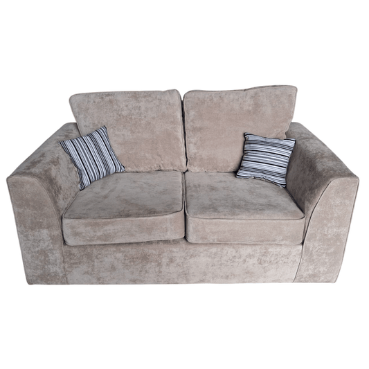 Outlet Nancy Beige Fabric 2 Seater Sofa - Furniture Instore