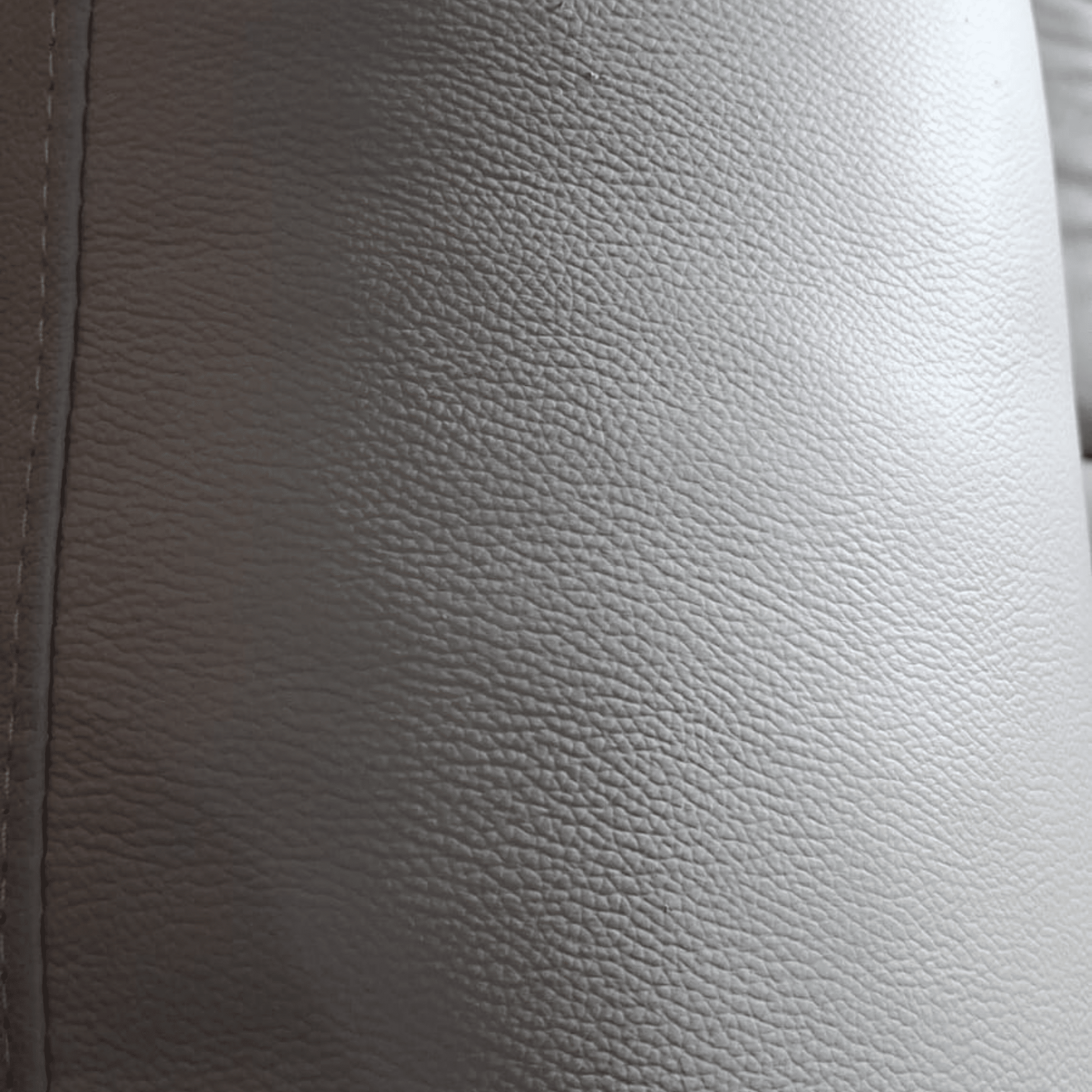 Outlet Renato Genuine Leather Light Grey Electric Power Recliner 2 Seater Sofa - Furniture Instore