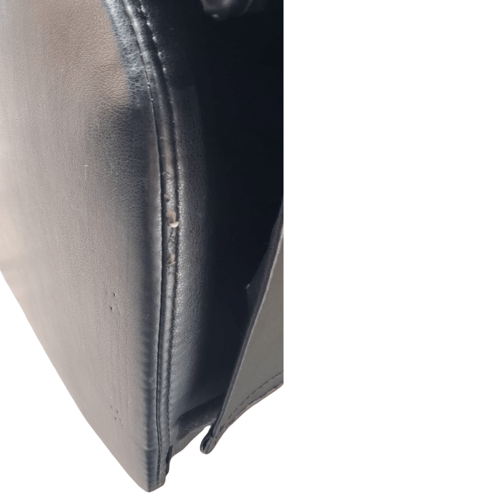 Outlet Valencia Black Leather Manual Recliner 2 Seater Sofa - Furniture Instore