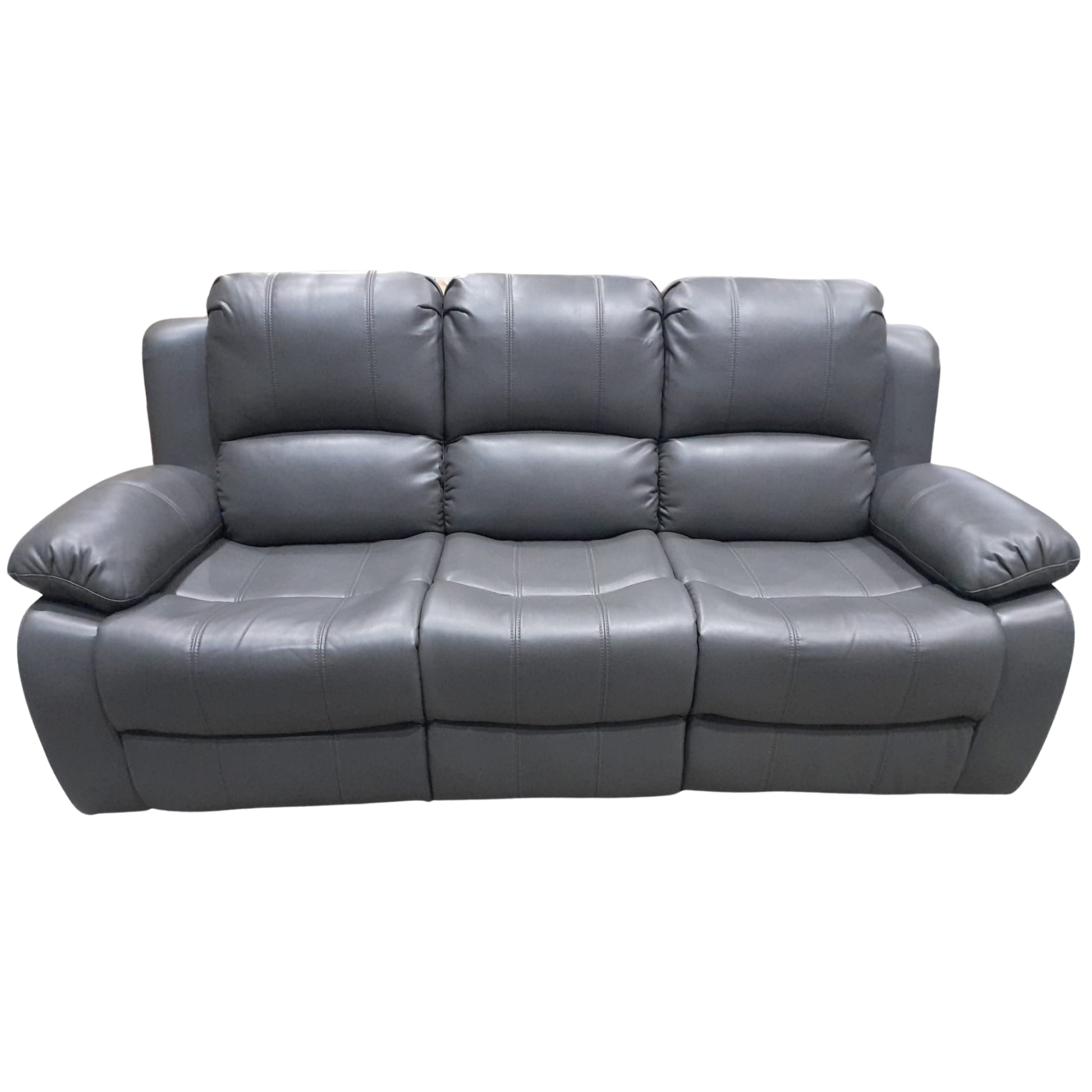 outlet valencia 3 grey seater leather 