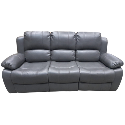 outlet valencia 3 grey seater leather 
