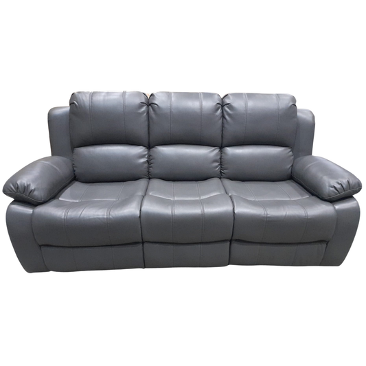 outlet valencia 3 grey seater leather 