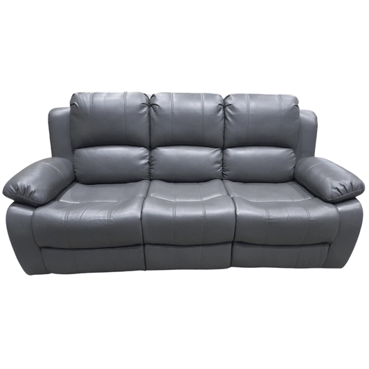 outlet valencia 3 grey seater leather 