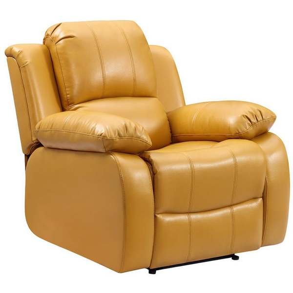 Outlet Valencia Leather Tan Manual Recliner Armchair