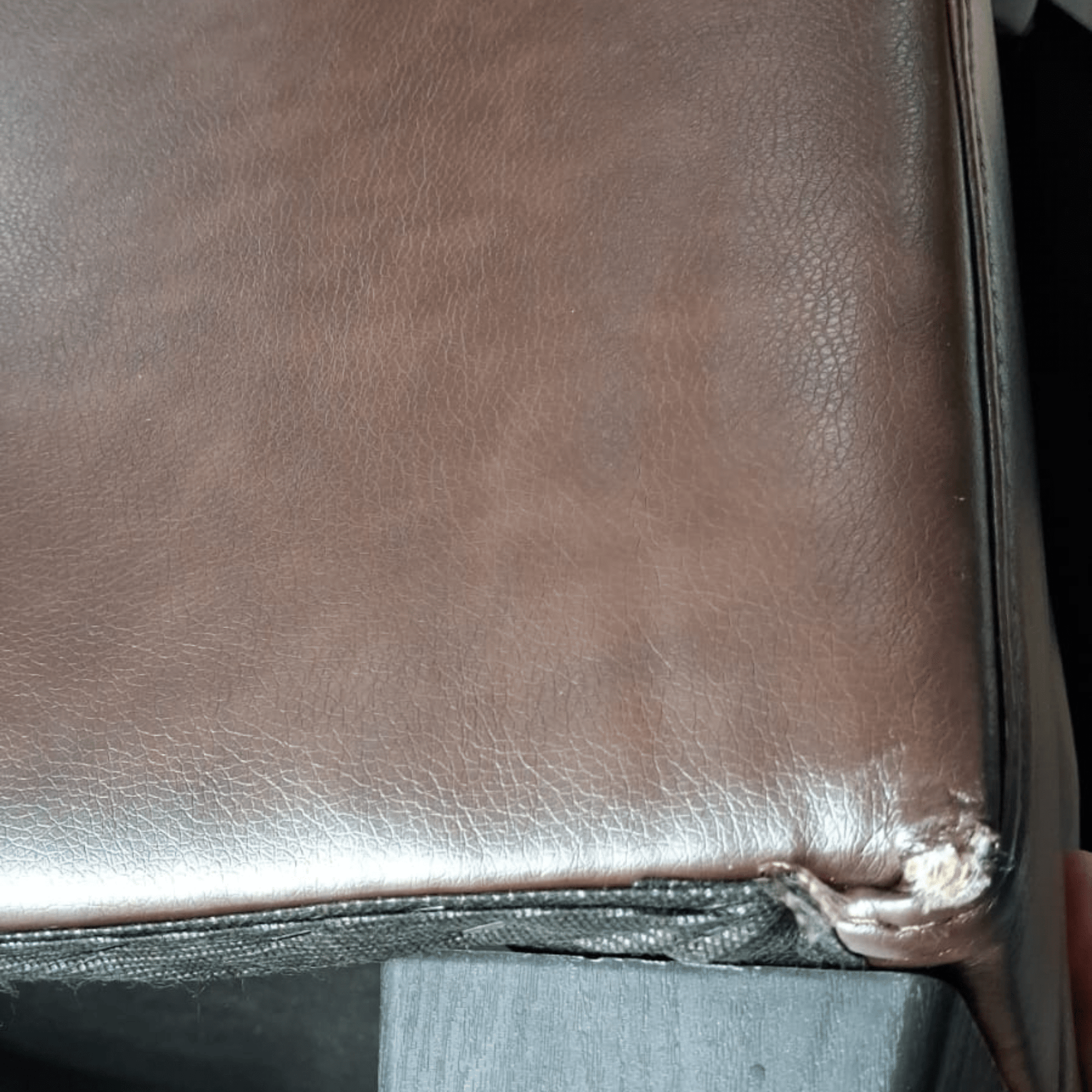 Outlet Valerie Brown Leather 3 Seater Sofa - Furniture Instore
