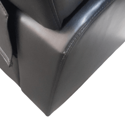 valerie black leather scuff