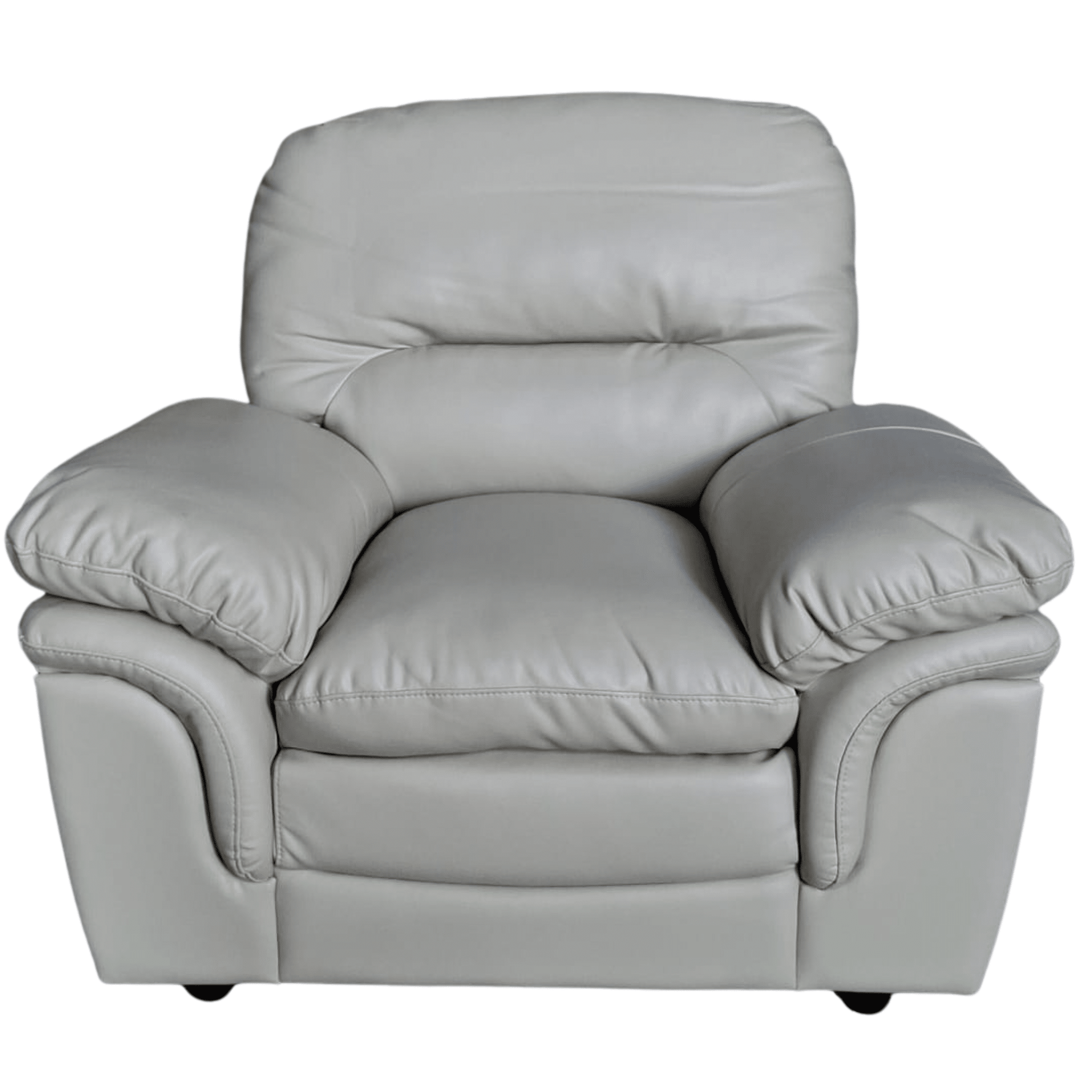 Outlet Verona Cream Leather Armchair - Furniture Instore