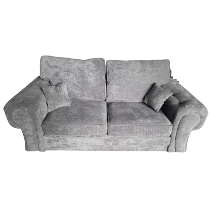 Gray sofa on a white background