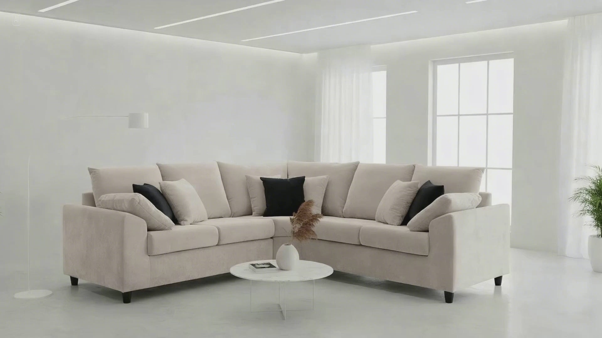 video of furnitureinstore sofa