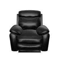 Dandrea Genuine Leather Black  Electric Power Recliner Armchair