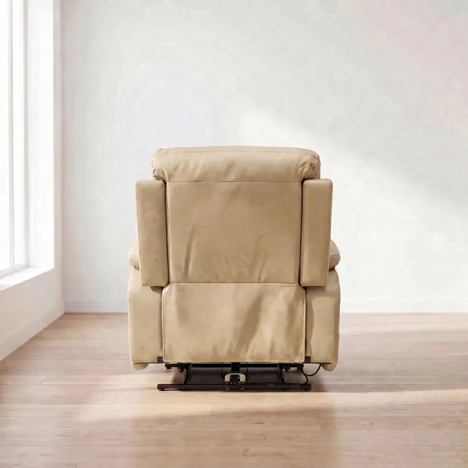 Renato Leather Power Recliner Chair