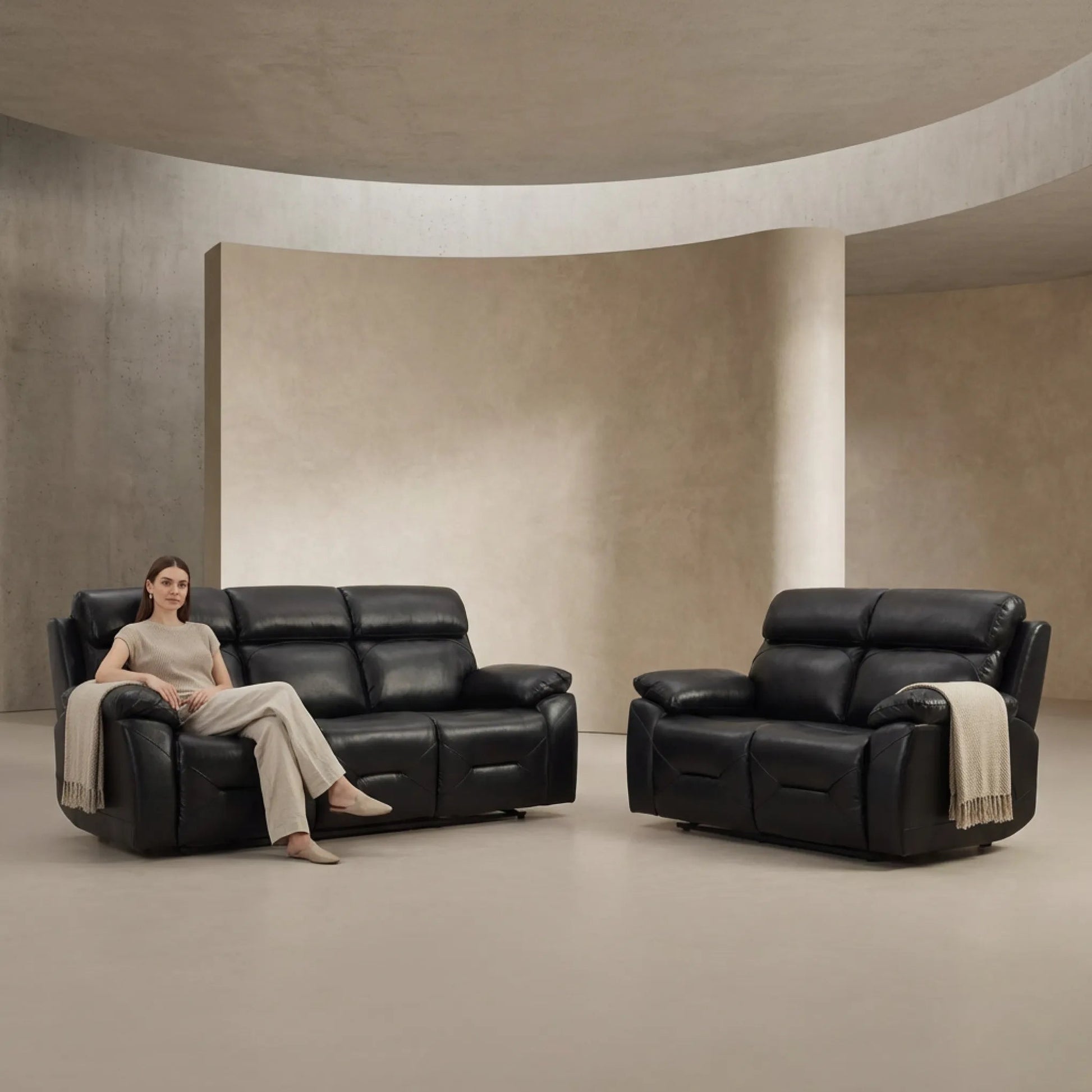 Modern reclining lounge furniture