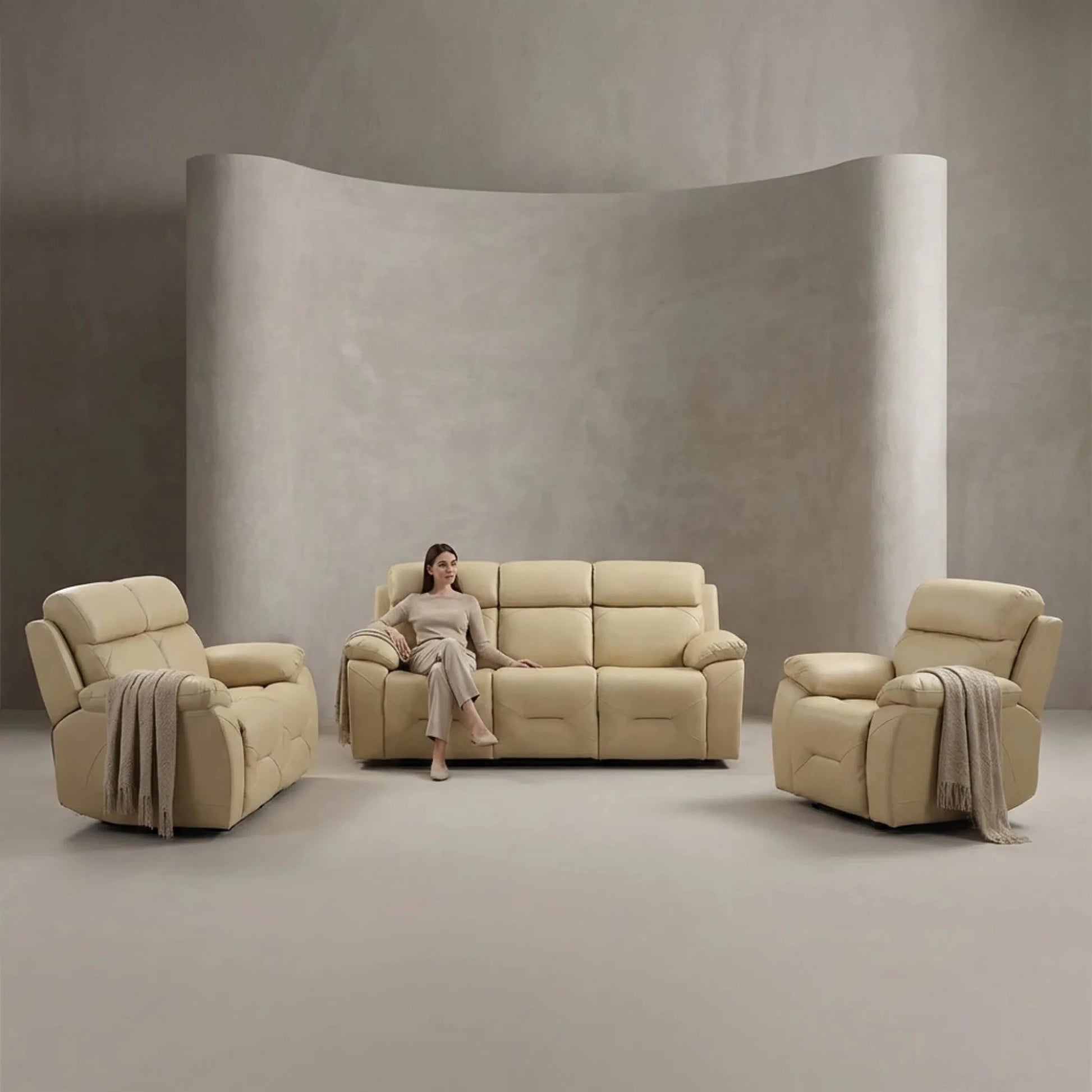 3+2+1 recliner sofa set