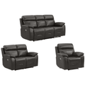 Renato Genuine Leather Grey Electric Recliner 3+2+1 Seater