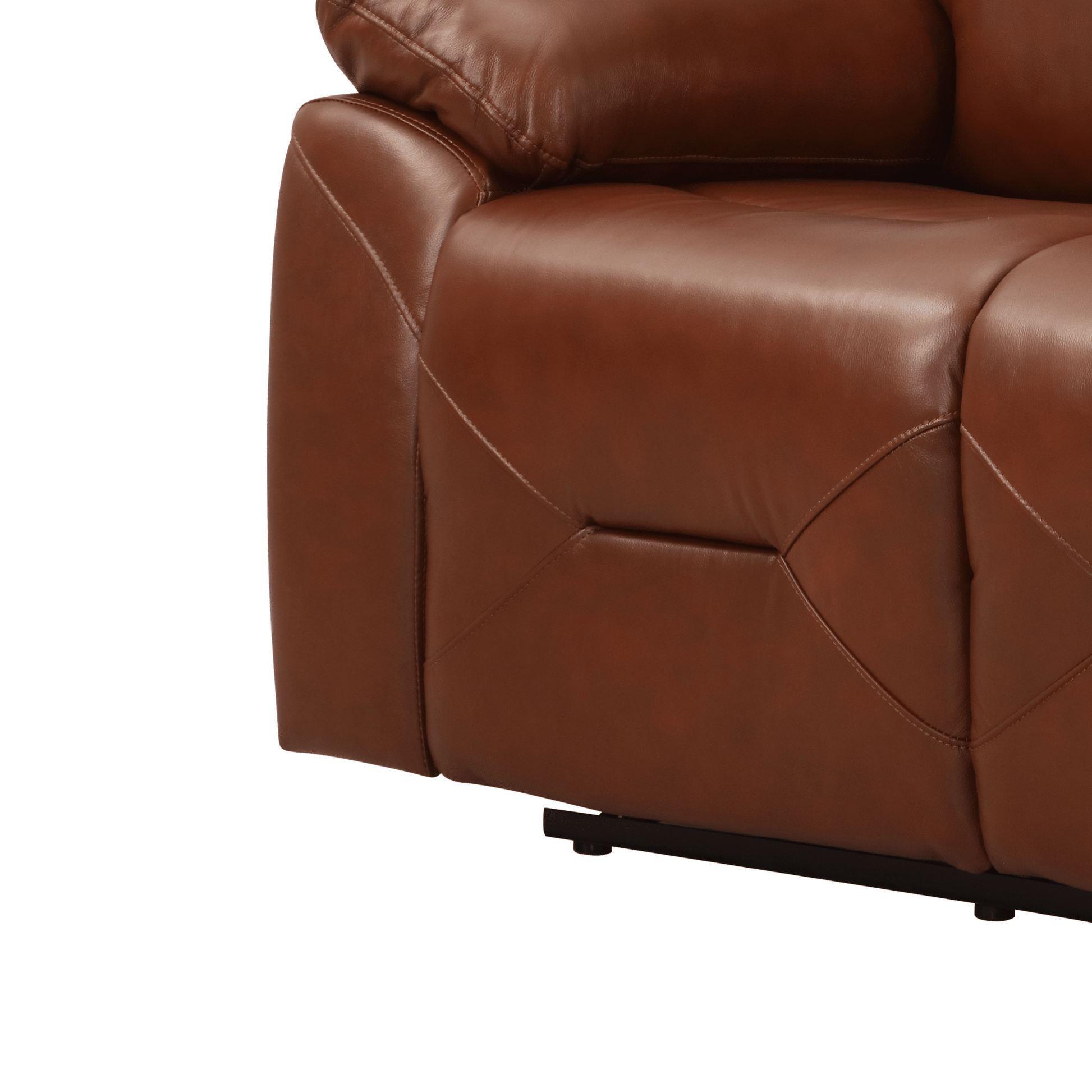 Modern tan lounge sofa