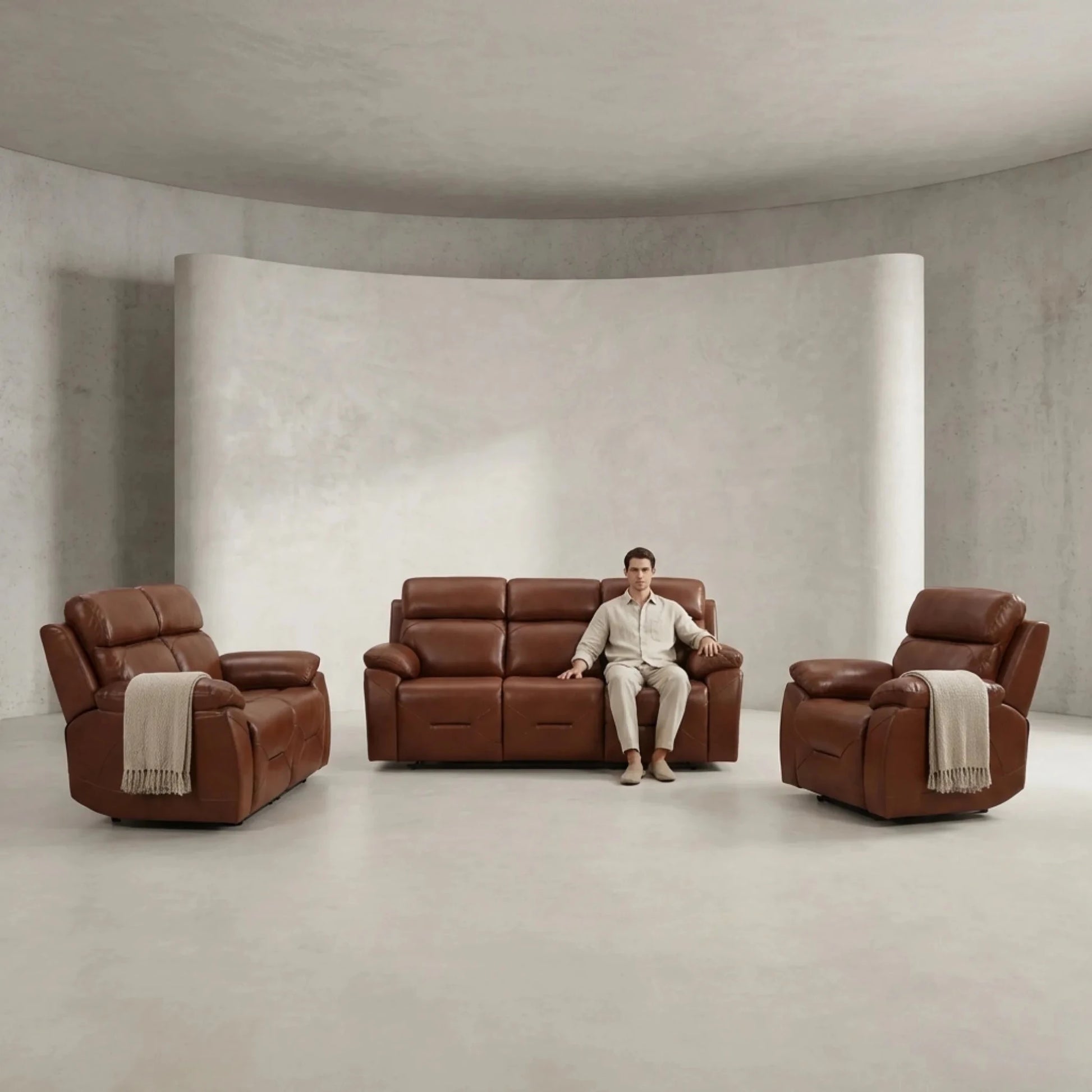 3+2+1 recliner sofa set
