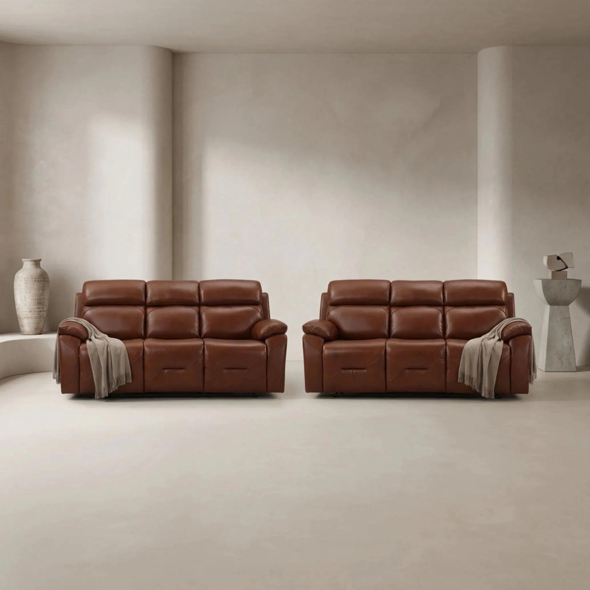 3+3 recliner sofa set