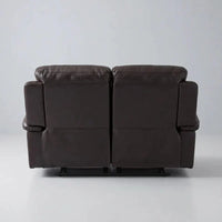 Roma Brown Leather 2+1+1 Recliner