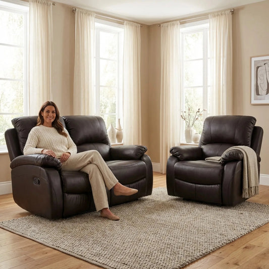roma-brown-manual-leather-2-1-seater-set