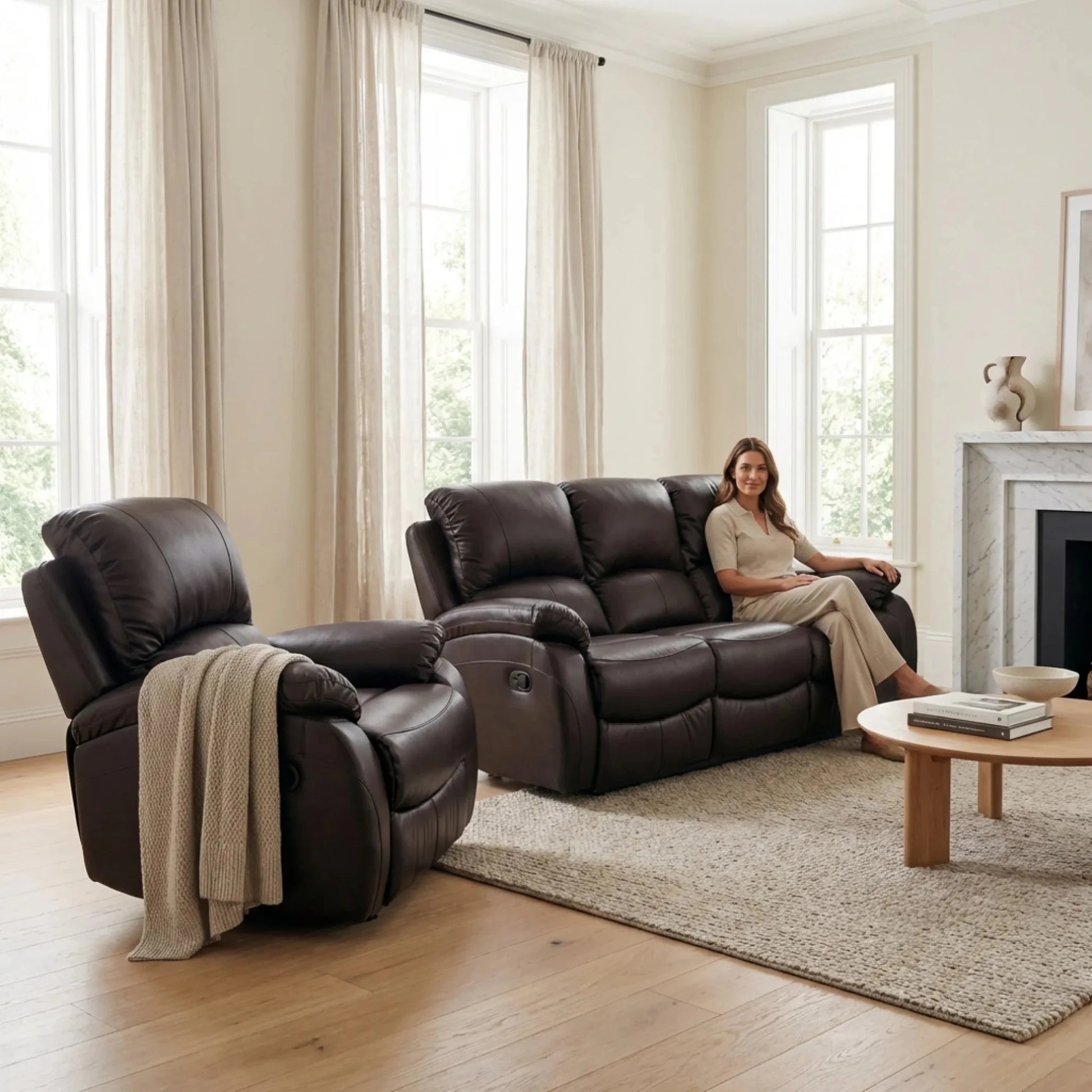 roma-brown-3-1-manual-recliner-sofa-set