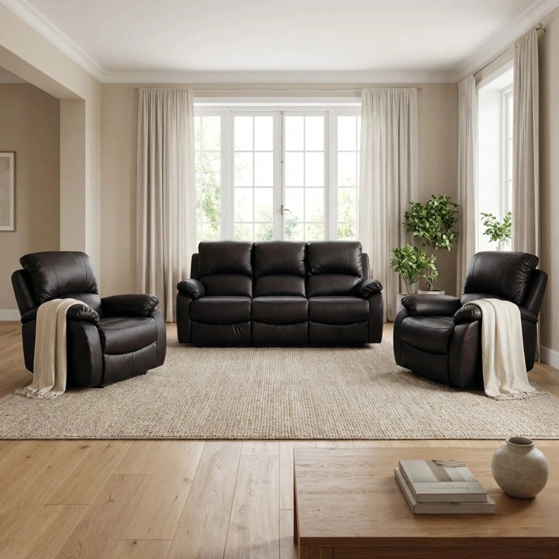 roma-brown-3-1-1-manual-recliner-sofa-set