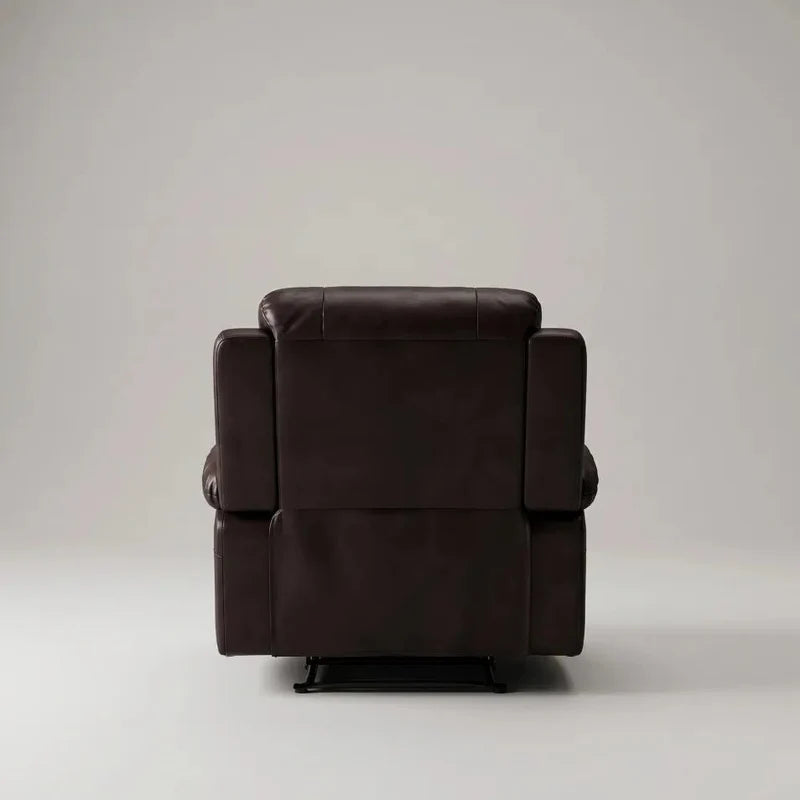 Roma Brown Leather Manual Recliner 3+2+1 Seater Sofa Set