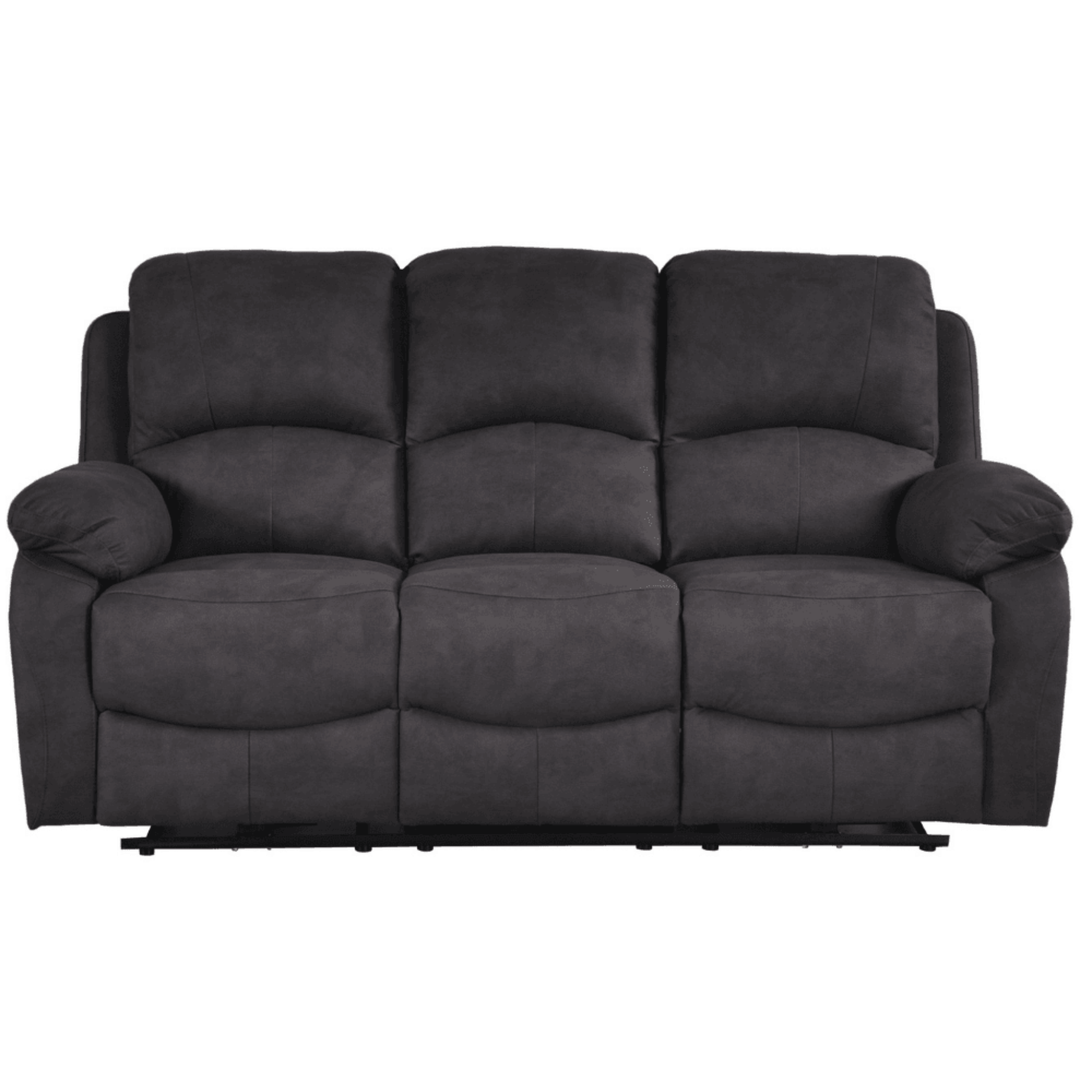 Roma Grey Fabric Electric 3 Seater Sofa - Furniture Instore