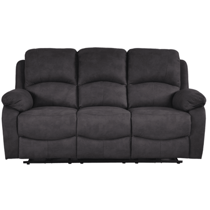 Roma Grey Fabric Electric 3 Seater Sofa - Furniture Instore