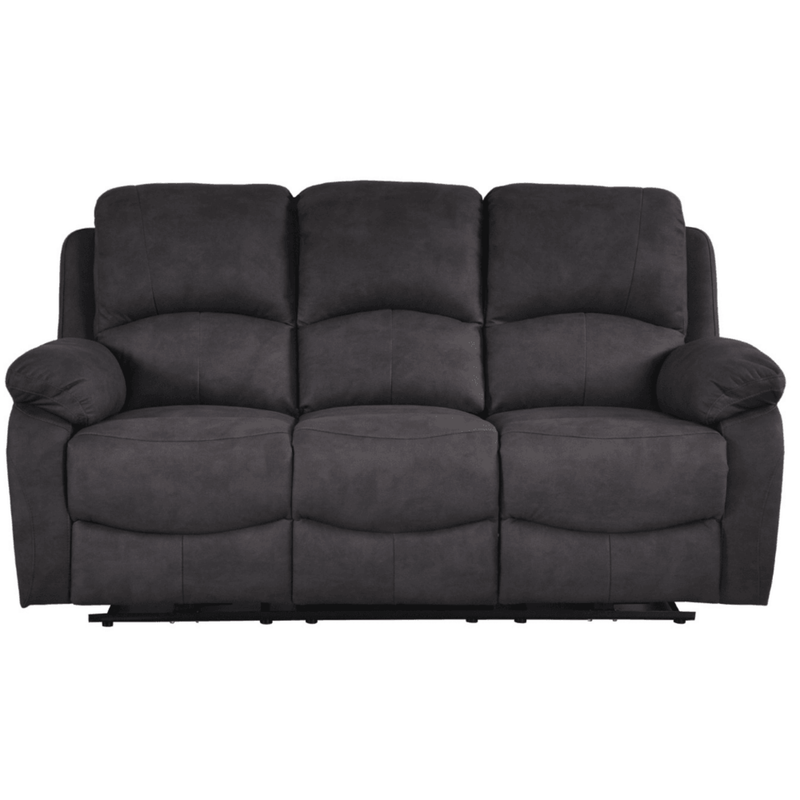 Roma Grey Fabric Electric 3 Seater Sofa - Furniture Instore