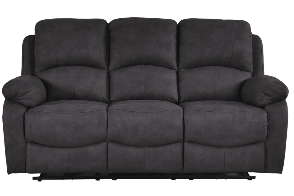 Roma Grey Fabric Electric Recliner 3+2+1 Seater Sofa Set - Furniture Instore