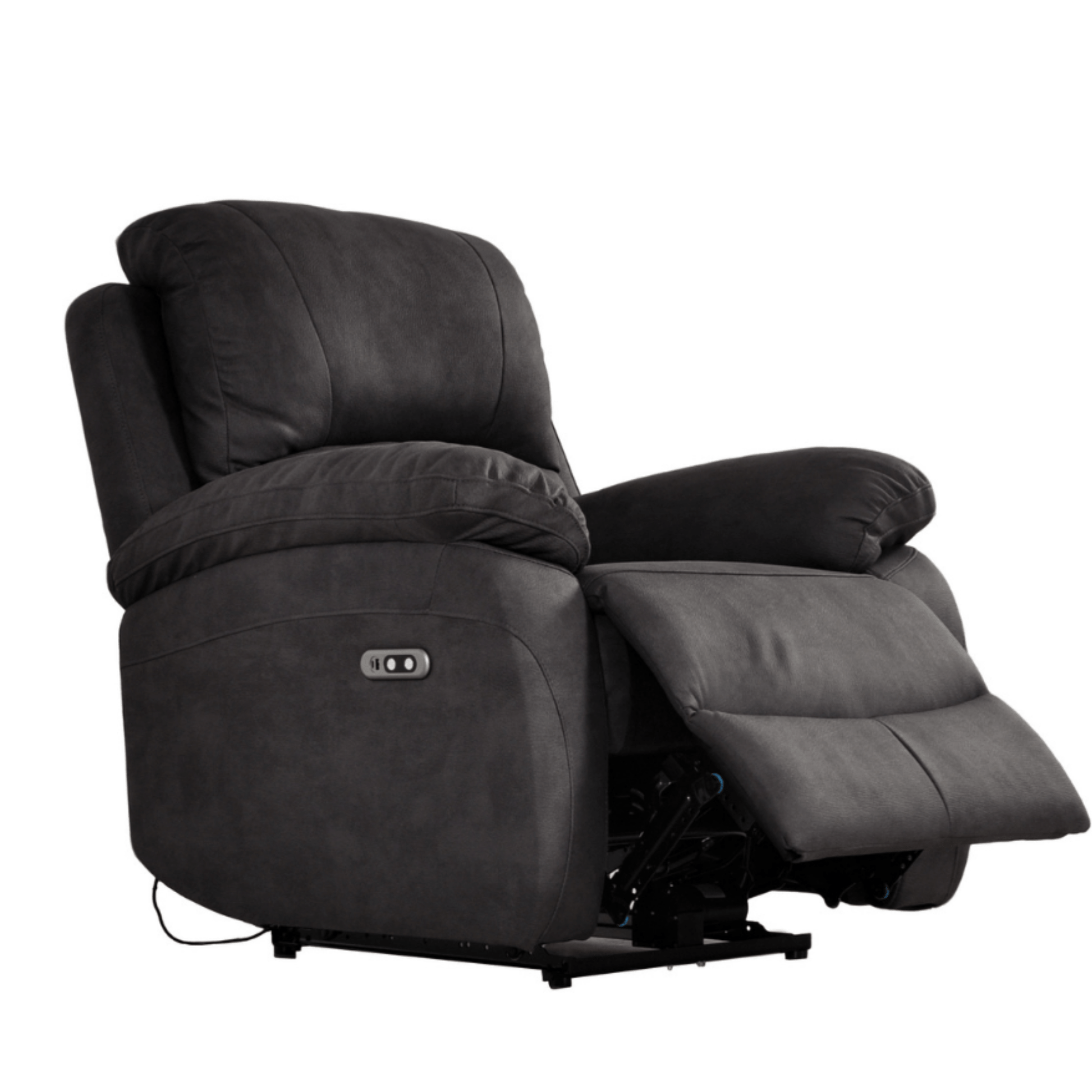 Roma Grey Fabric Electric Recliner 3+2+1 Seater Sofa Set - Furniture Instore