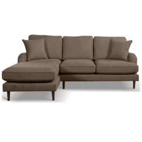 Rupert Nutmeg Fabric Left Hand Corner Sofa