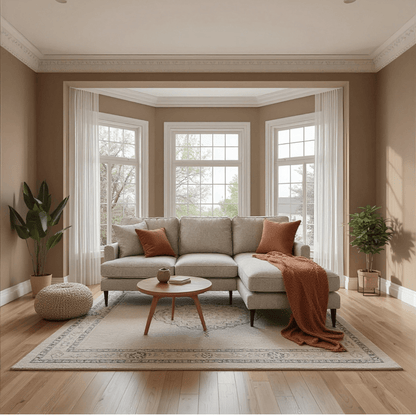 Rupert Silver Fabric Right Hand Corner Sofa - Furniture Instore