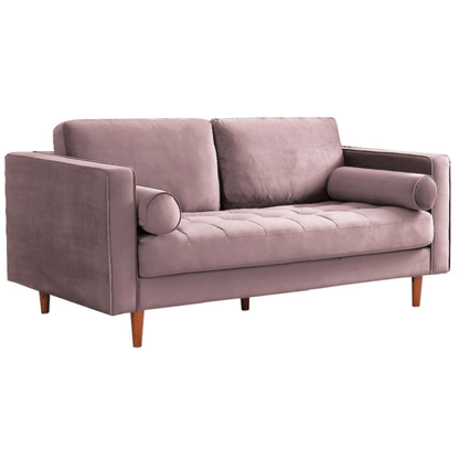 Purple sofa on a white background
