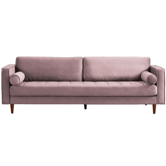 Purple sofa on a white background