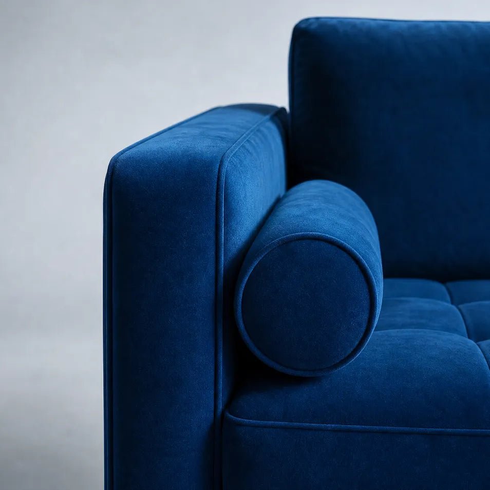 Scott Midnight Velvet 2 Seater Sofa - Furniture Instore