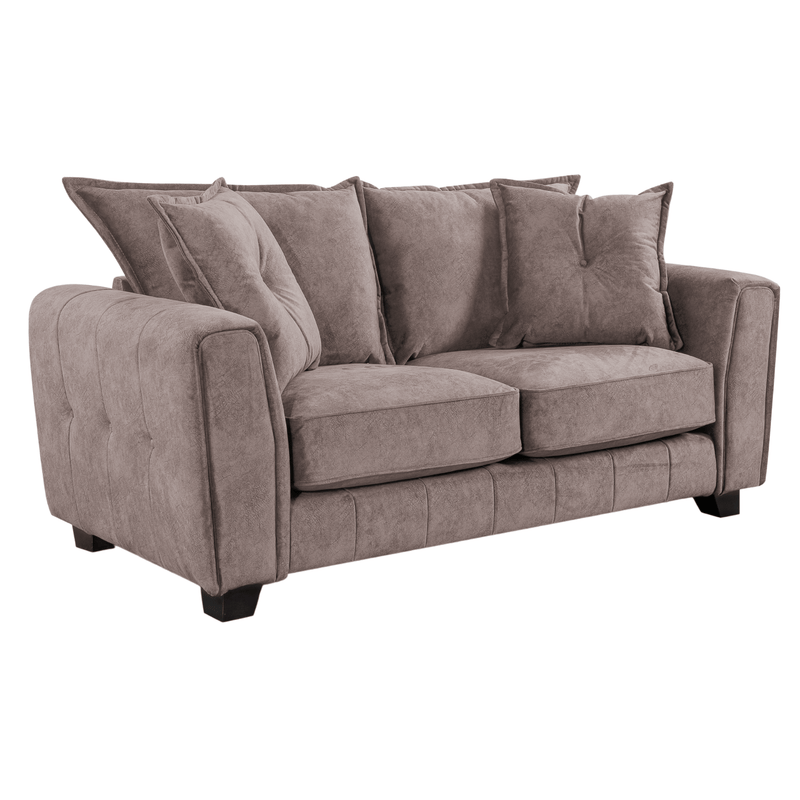 Somerford 2-seater sofa with plush cushions and modern design, angled view on a clean white background