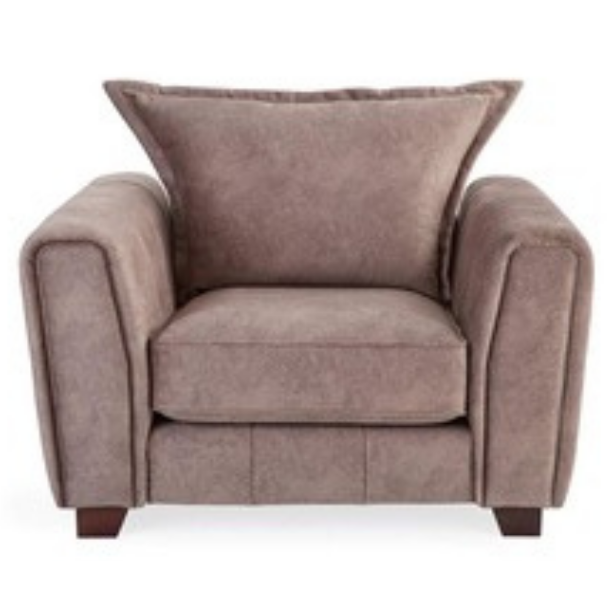 Fabric Armchair Chocolate
