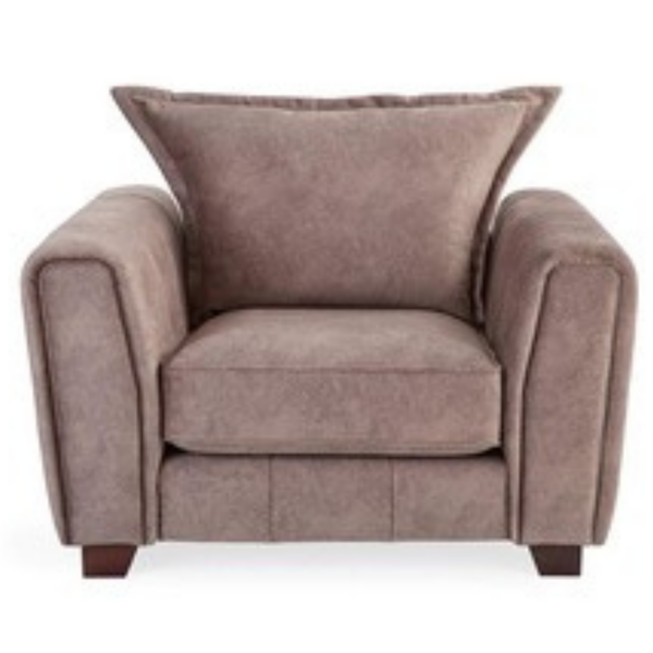 Somerford Fabric Armchair Chocolate