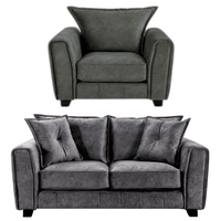 Somerford Grey Fabric 2+1 Seater Sofa  Set
