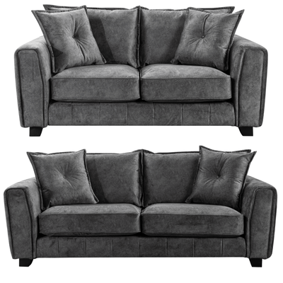 Somerford Grey Fabric 3+2 seater Sofa  Set
