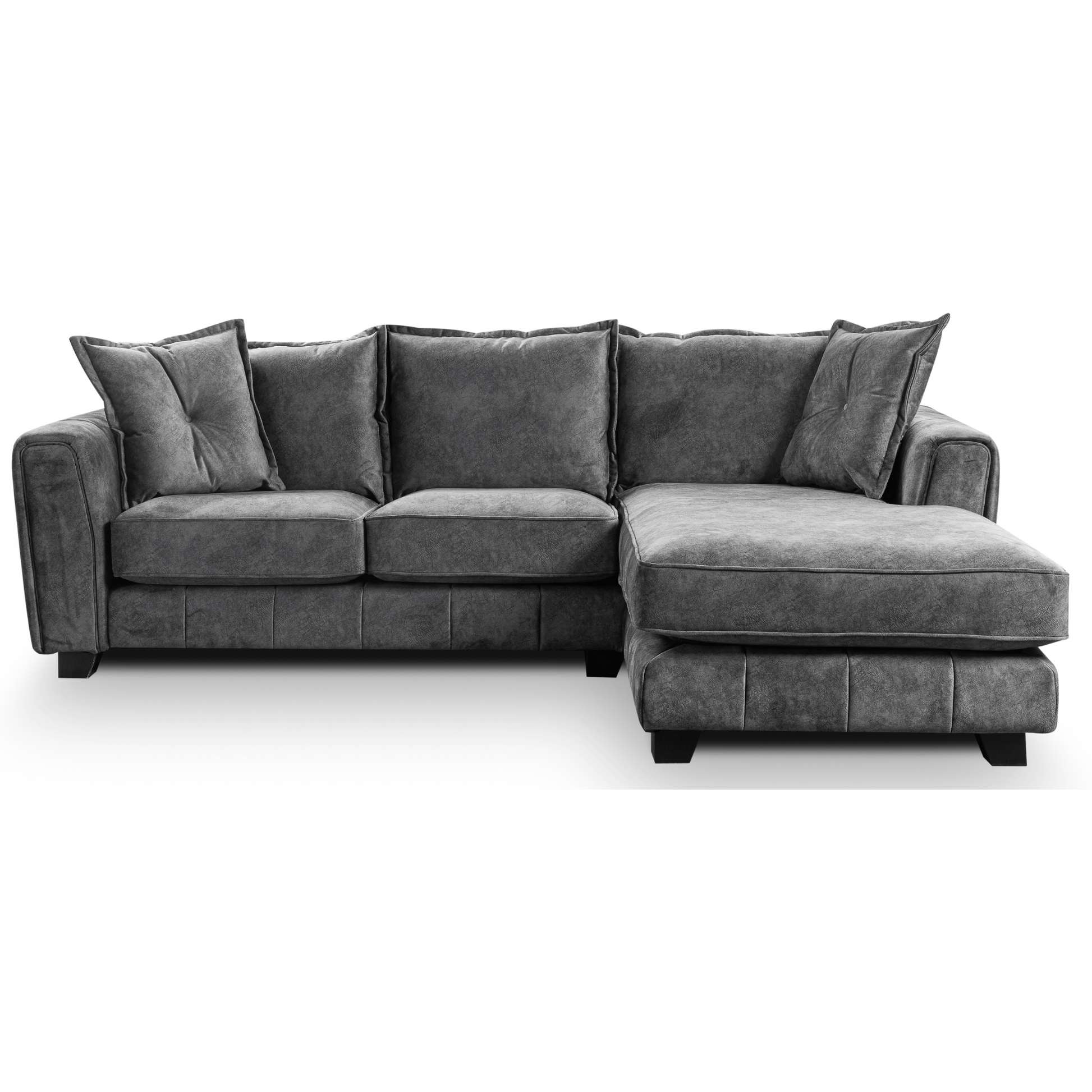 Somerford right-hand corner sofa with plush cushions and modern design, front-facing on a clean white background