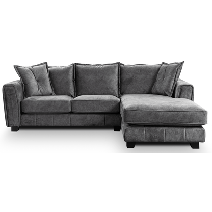 Somerford right-hand corner sofa with plush cushions and modern design, front-facing on a clean white background