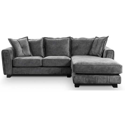 Somerford right-hand corner sofa with plush cushions and modern design, front-facing on a clean white background