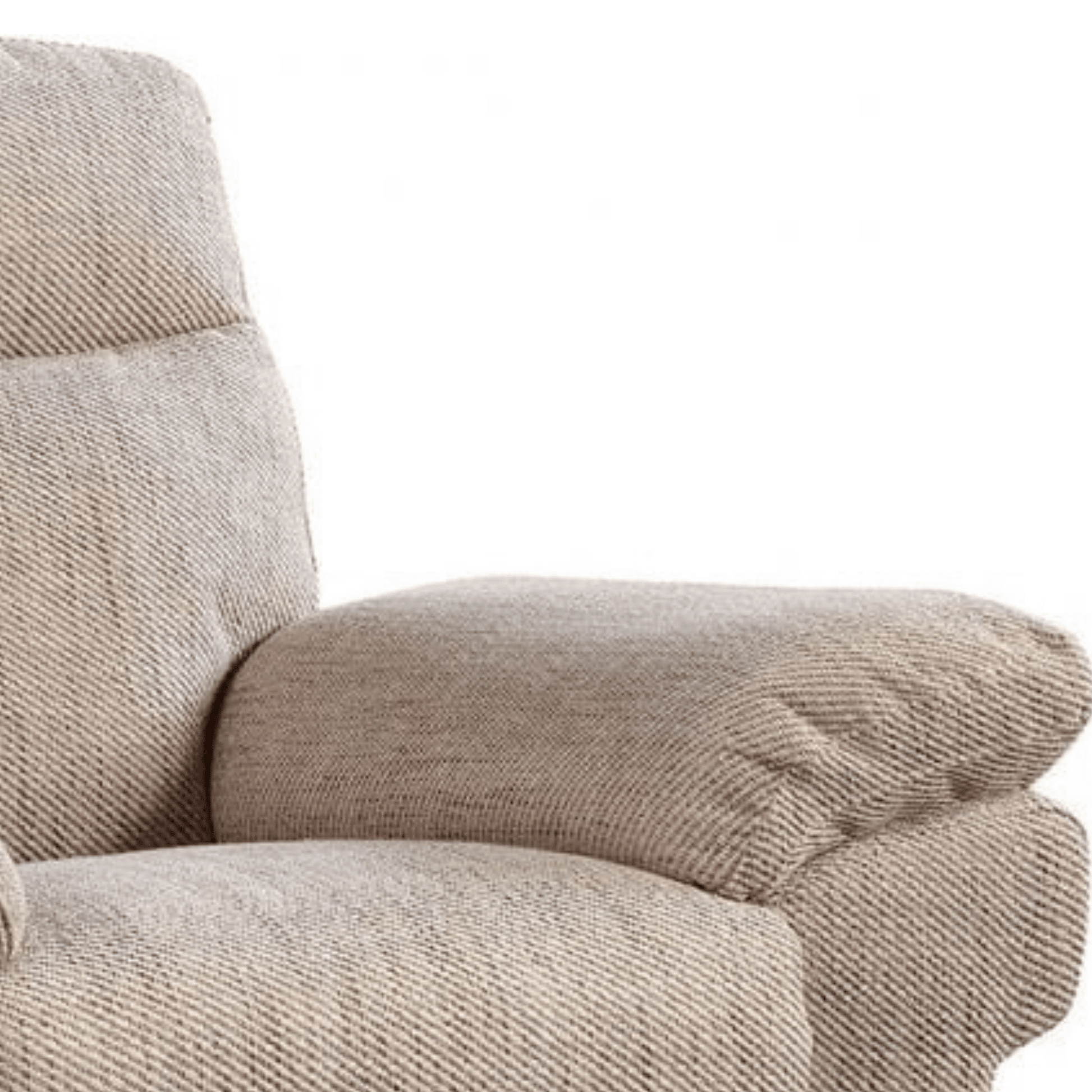 Tanya Beige Fabric Electric Recliner 3 Seater Sofa - Furniture Instore
