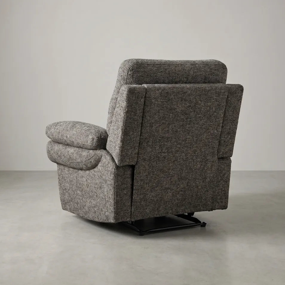 Tanya Brown Fabric Electric Recliner Armchair - Furniture Instore