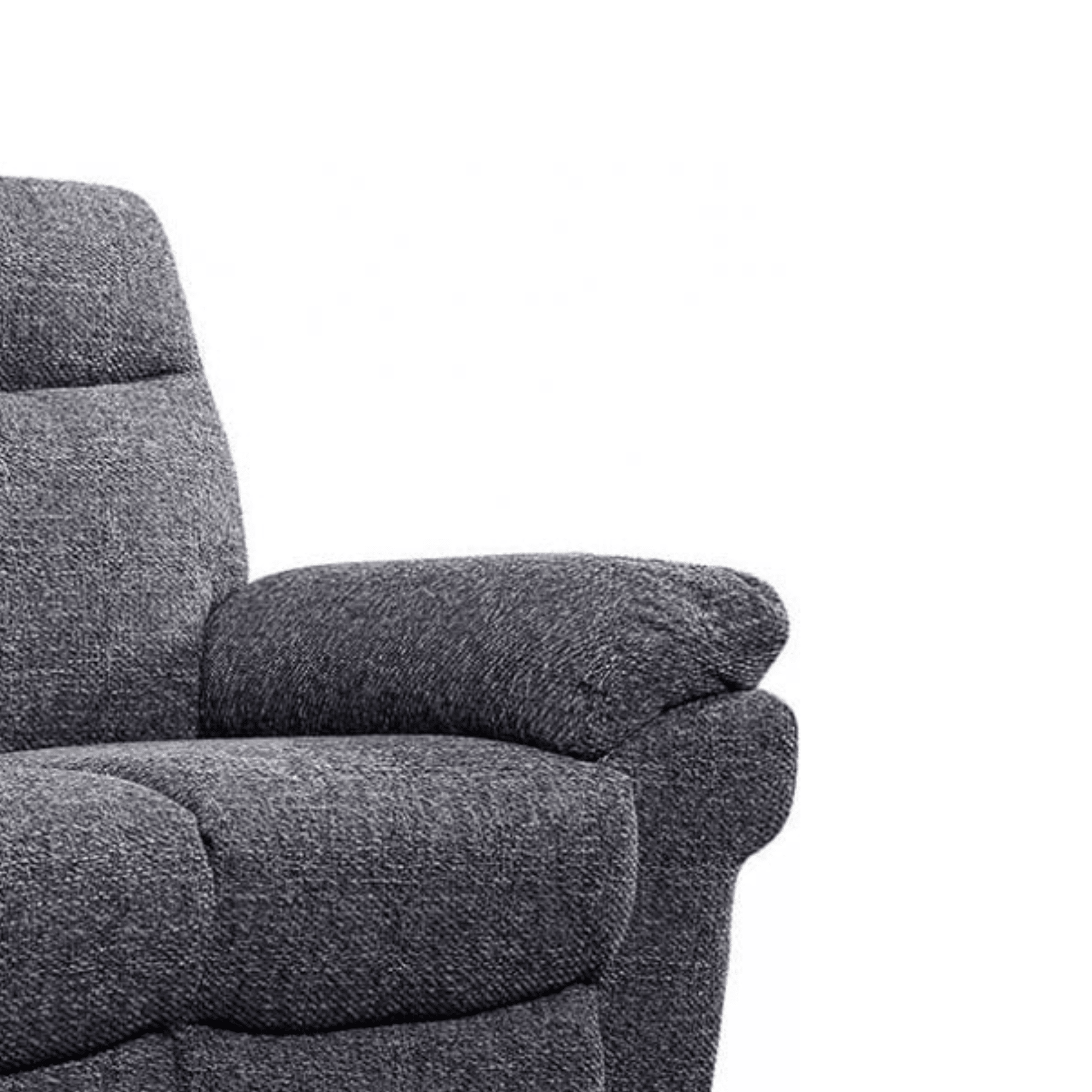 Tanya Grey Fabric Electric Recliner 3 Seater Sofa - Furniture Instore