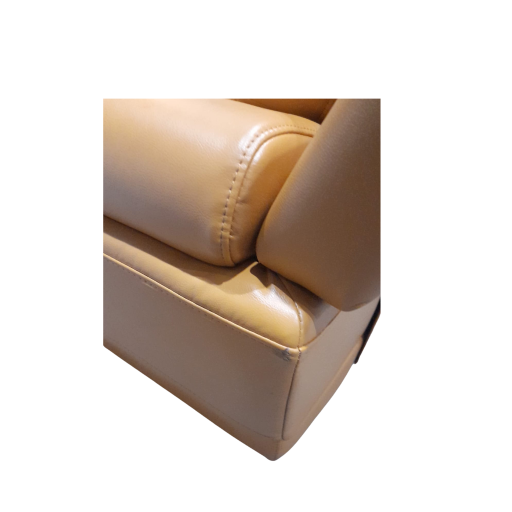 Outlet Islington Mustard Leather 2 Seater Sofa